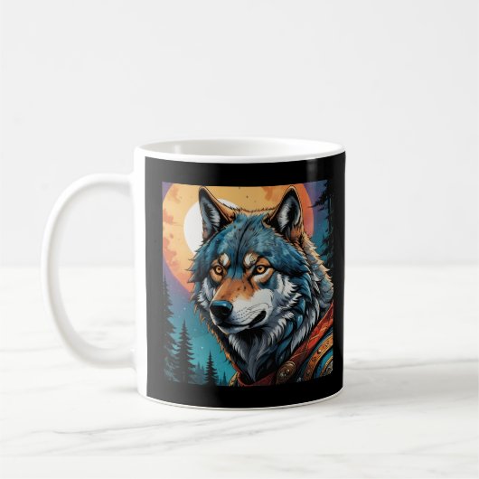 Strong Wolf Koffiemok (Links)