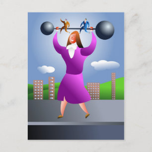 Strong Woman Briefkaart