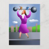 Strong Woman Briefkaart (Voorkant)