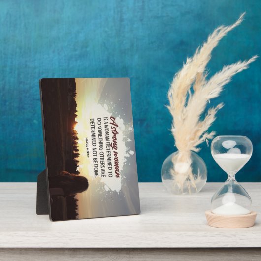 Strong Woman Fotoplaat (Zijkant)