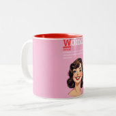 Strong Woman Strong Soul Mug – Inspirational Gift Tweekleurige Koffiemok (Voorkant links)