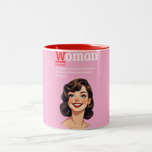 Strong Woman Strong Soul Mug – Inspirational Gift Tweekleurige Koffiemok (Center)