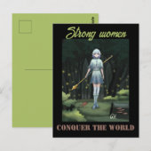 Strong women briefkaart (Voorkant / Achterkant)
