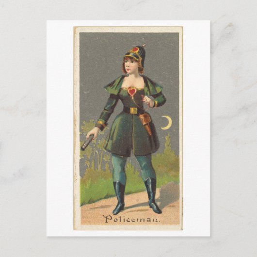 Strong Women Series #13: Politieagent  Briefkaart (Voorkant)