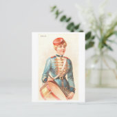 Strong Women Series #35: Drummer  Briefkaart (Staand voorkant)