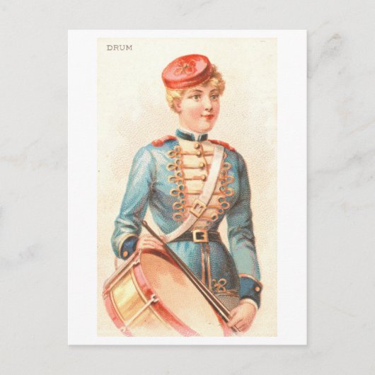 Strong Women Series #35: Drummer  Briefkaart (Voorkant)