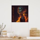 Strong women, strong world - inspirerende poster (Keuken)