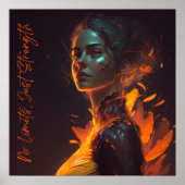 Strong women, strong world - inspirerende poster (Voorkant)