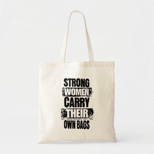 Strong Women Tote Bag – Empowerment and Confidence (Voorkant)