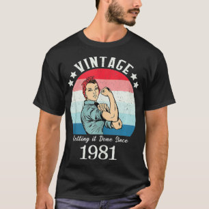Strong Womens Rosie Birthday Gifts fo T-shirt