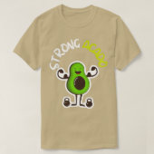 Strongacadograppige avocado t-shirt (Design voorkant)