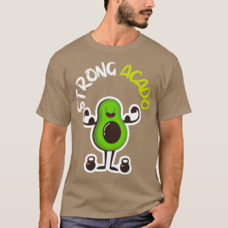 Strongacadograppige avocado t-shirt