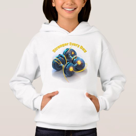 Stronger Every Day – Motivatie voor Fitness  (Voorkant)