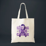 Stronger Than Cancer Tote Bag | Cancer Awareness P<br><div class="desc">Stronger Than Cancer Tote Bag | Cancer Awareness Purple Ribbon Bag | Inspirational Support Gift Carry strength and inspiration wherever you go with this **Stronger Than Cancer Tote Bag**. Designed to honor cancer fighters, survivors, and supporters, this meaningful tote features a powerful message alongside the iconic purple awareness ribbon —...</div>