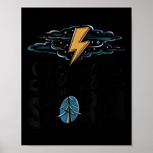 Stronger Than The Motivational Insrational Sitive  Poster (Voorkant)