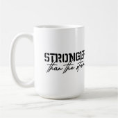 Stronger than the storm, faith inspired  koffiemok (Links)
