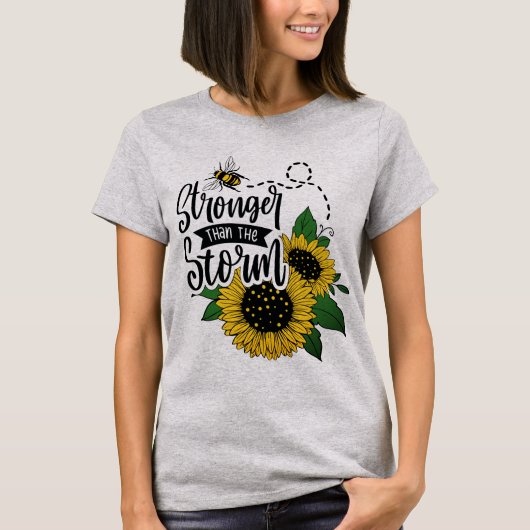 Stronger than the storm  t-shirt (Voorkant)