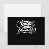 Stronger Than Yesterday Briefkaart (Voorkant / Achterkant)