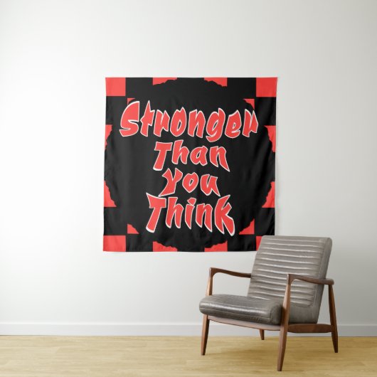 Stronger Than You Think Wandkleed (In situ)