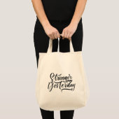 stronger then yesterday tote bag (Voorkant (product))