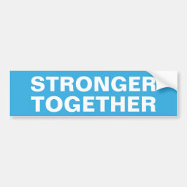Stronger Together Hillary Clinton Bumpersticker