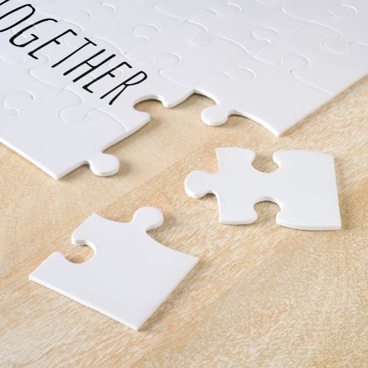 "Stronger Together" Jigzaag Puzzle Legpuzzel (Zijkant)