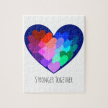"Stronger Together" Jigzaag Puzzle
