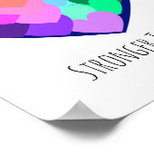 "Stronger Together"-Poster Poster (Hoek)