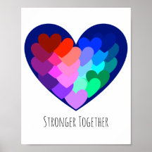 "Stronger Together"-Poster