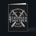 Strongers Together Iron Sharpens Iron Proverbs 27_ Kaart<br><div class="desc">Strongers Together Iron Sharpens Iron Proverbs 27_17</div>