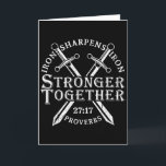 Strongers Together Iron Sharpens Iron Proverbs 27_ Kaart<br><div class="desc">Strongers Together Iron Sharpens Iron Proverbs 27_17</div>