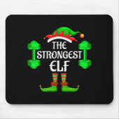 Strongest Elf Matching Family Group Christmas Part Muismat (Voorkant)