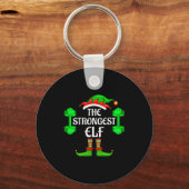 Strongest Elf Matching Family Group Christmas Part Sleutelhanger (Voorkant)