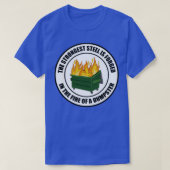 Strongest Sl Forged in Dumpster Fire Round T T-shirt (Design voorkant)