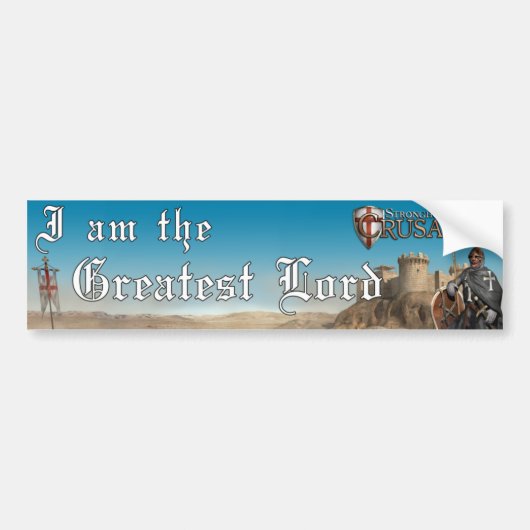 Stronghold Crusader - Grootste Heer 1 Bumpersticker (Voorkant)