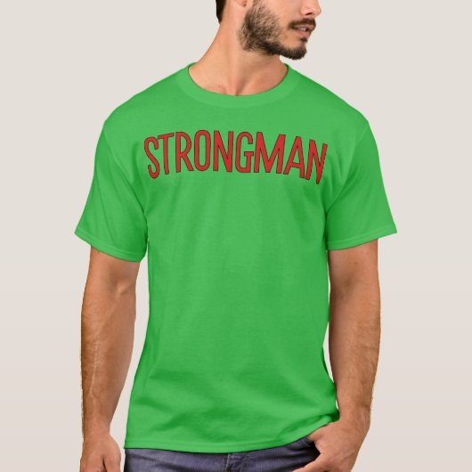 Strongman 70s boy t-shirt (Voorkant)