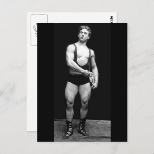 Strongman Briefkaart (Voorkant / Achterkant)