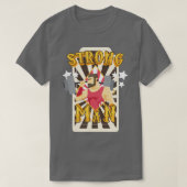 Strongman Circus Deadlifting Verjaardag T-shirt (Design voorkant)