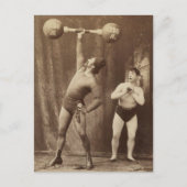 Strongman en Friend Briefkaart (Voorkant)