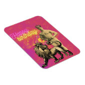  Strongman Funky Veranderde Kunst Birthday Magneet (Rechterzijde)