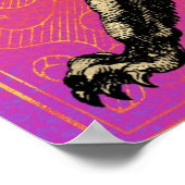  Strongman Funky Veranderde Kunst Birthday Poster (Hoek)