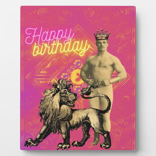  Strongman Funky Veranderde Lijst van de Kunst van Fotoplaat (Voorkant)