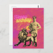 Strongman Gewijzigde Kunst Birthday Briefkaart (Voorkant / Achterkant)