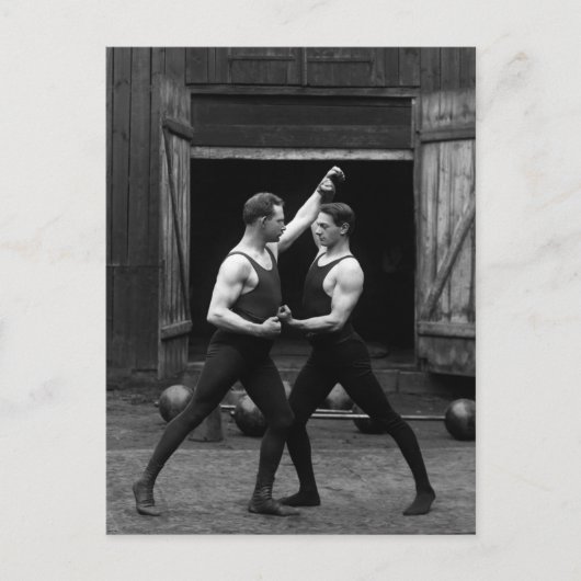 Strongman Match Briefkaart (Voorkant)