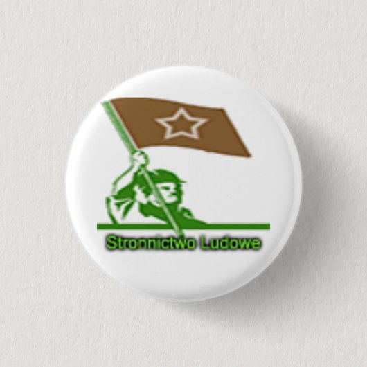 Stronnictwo Ludowe Party Logo Ronde Button 3,2 Cm (Voorkant)