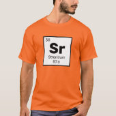 Strontium / Periodiek Tafel - SR Element T-shirt (Voorkant)