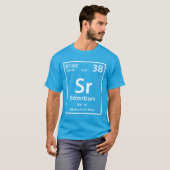 Strontiumelement (wit) t-shirt (Voorkant volledig)