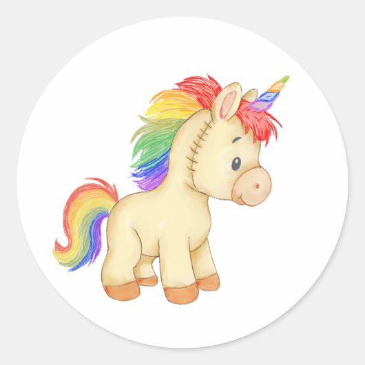 Strooi de wereld met magie ronde sticker (Voorkant)