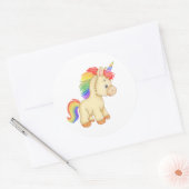 Strooi de wereld met magie ronde sticker (Envelop)