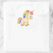 Strooi de wereld met magie ronde sticker (Tas)